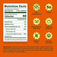 Load image into Gallery viewer, HALFDAY Prebiotic Iced Tea, Half & Half, 12oz (Pack of 12)