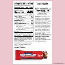 Load image into Gallery viewer, Barebells 16g Soft Protein Bars, Marshmallow Peanut Road, 1.94oz (Pack of 12)