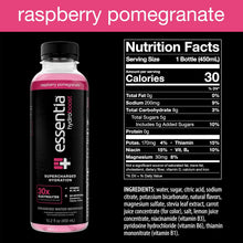 Load image into Gallery viewer, Essentia Hydroboost Enhanced Water, Raspberry Pomegranate, 15.2oz (Pack of 12)
