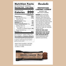 Load image into Gallery viewer, Barebells 20g Protein Bars, Caramel Cashew, 1.94oz (Pack of 12)