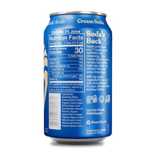 Load image into Gallery viewer, Poppi Prebiotic Soda, Cream, 12oz (Pack of 12)