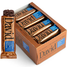 Load image into Gallery viewer, David Bronze Protein Bar, Cookie Dough Caramel Chocolate Crunch, 2.05oz (Pack of 12)