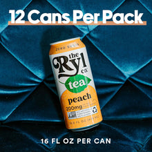 Load image into Gallery viewer, RYL Iced Tea, Peach, 16oz (Pack of 12)