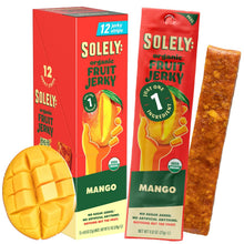 Load image into Gallery viewer, Solely Organic Fruit Jerky, Mango, 0.8oz (Pack of 12)