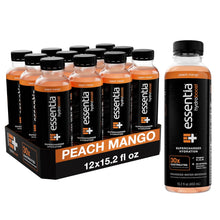 Load image into Gallery viewer, Essentia Hydroboost Enhanced Water, Peach Mango, 15.2oz (Pack of 12)