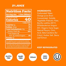 Load image into Gallery viewer, Slice Prebiotic & Probiotic Soda Pop, Orange, 12oz (Pack of 12)