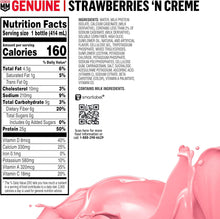 Load image into Gallery viewer, Muscle Milk Genuine 25g Protein Shake, Strawberries N Creme, 14oz (Pack of 12)