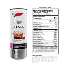 Load image into Gallery viewer, CELSIUS Sparkling Energy Drink, Cherry Cola, 12oz (Pack of 12)