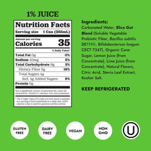 Load image into Gallery viewer, Slice Prebiotic & Probiotic Soda Pop, Lemon Lime, 12oz (Pack of 12)