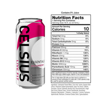 Load image into Gallery viewer, CELSIUS ESSENTIALS Sparkling Energy Drink, Dragonberry, 16oz (Pack of 12)