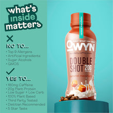 Load image into Gallery viewer, OWYN Non-Dairy Coffee Shake 20g Protein, Double Shot Three Flavor Variety, 12oz (Pack of 12)