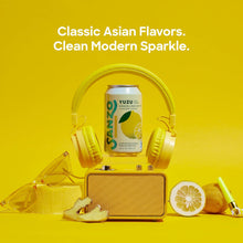 Load image into Gallery viewer, Sanzo Flavored Sparkling Water, Yuzu (Lemon), 12oz (Pack of 12)