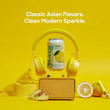 Load image into Gallery viewer, Sanzo Flavored Sparkling Water, Yuzu (Lemon), 12oz (Pack of 12)
