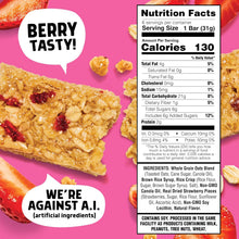 Load image into Gallery viewer, Junkless Chewy Granola Bars, Strawberry, 1.1 oz (Pack of 4)