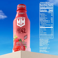 Load image into Gallery viewer, Muscle Milk PRO 42g Protein Shake, Strawberries 'N Cream, 14 Fl Oz (Pack of 12)