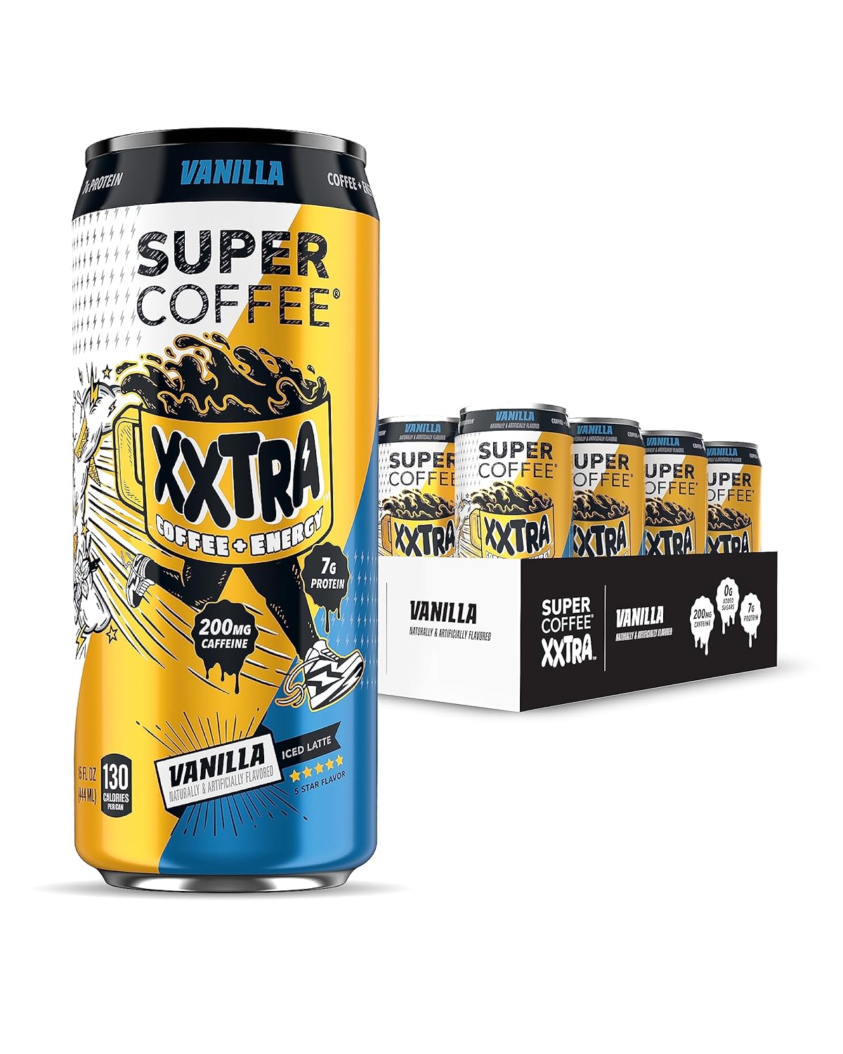 Super Coffee XXTRA, Vanilla, 15oz (Pack of 12) – Oasis Snacks