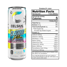 Load image into Gallery viewer, CELSIUS Sparkling Energy Drink, Electric Vibe, 12oz (Pack of 12)