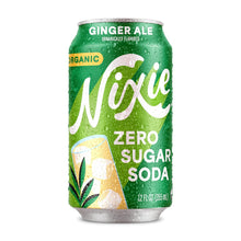Load image into Gallery viewer, Nixie Organic Zero Sugar Soda, Ginger Ale, 12oz (Pack of 12)