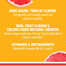 Load image into Gallery viewer, Sparkling Ice Flavored Sparkling Water, Pink Grapefruit, 17 oz (Pack of 12)