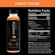 Load image into Gallery viewer, Essentia Hydroboost Enhanced Water, Peach Mango, 15.2oz (Pack of 12)