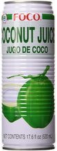 Load image into Gallery viewer, Foco Coconut Juice, 17.6oz - Multi-Pack