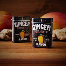 Load image into Gallery viewer, Ginger Delights Candy, Mango, 1.07oz (Pack of 12)