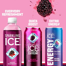 Load image into Gallery viewer, Sparkling Ice Flavored Sparkling Water, Grape Raspberry, 17 oz (Pack of 12)