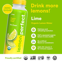 Load image into Gallery viewer, Lemon Perfect Lemon Water, Lime, 15.2oz (Pack of 12)