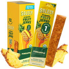 Load image into Gallery viewer, Solely Organic Fruit Jerky, Pineapple, 0.8oz (Pack of 12)