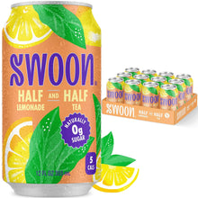 Load image into Gallery viewer, SWOON Sugar Free Lemonade, Half & Half, 12oz (Pack of 12)
