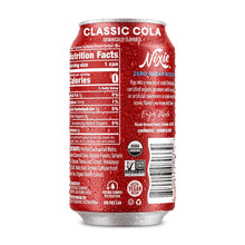 Load image into Gallery viewer, Nixie Organic Zero Sugar Soda, Classic Cola, 12oz (Pack of 12)