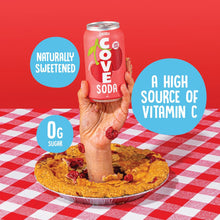 Load image into Gallery viewer, Cove Soda Probiotic Soft Drink, Cherry, 12oz (Pack of 12)