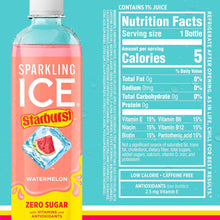 Load image into Gallery viewer, Sparkling Ice Naturally Flavored Sparkling Water, Red Pack Starburst 4 Flavor Variety, 17 oz (Pack of 12)
