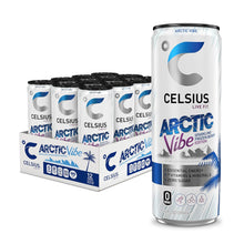 Load image into Gallery viewer, CELSIUS Sparkling Energy Drink, Frozen Berry Arctic Vibes, 12oz (Pack of 12)