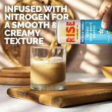 Load image into Gallery viewer, RISE Brewing Co. Nitro Cold Brew Coffee, Oat Milk Vanilla, 7 fl. oz. Cans (Pack of 12)