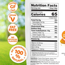 Load image into Gallery viewer, Gina's Table Happles Freeze Dried Apples, Mango, 0.6oz (Pack of 10)