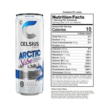 Load image into Gallery viewer, CELSIUS Sparkling Energy Drink, Frozen Berry Arctic Vibes, 12oz (Pack of 12)