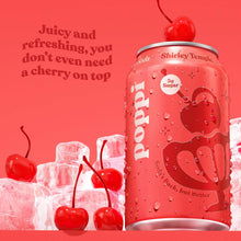 Load image into Gallery viewer, Poppi Prebiotic Soda, Shirley Temple, 12oz (Pack of 12)