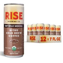 Load image into Gallery viewer, RISE Brewing Co. Nitro Cold Brew Coffee, Mocha Latte, 7 fl. oz. Cans (Pack of 12)