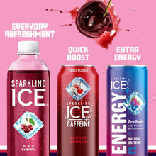 Load image into Gallery viewer, Sparkling Ice Flavored Sparkling Water, Black Cherry, 17 oz (Pack of 12)