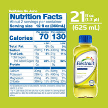 Load image into Gallery viewer, Electrolit Electrolyte Hydration Beverage, Lemon/Lime, 21oz (Pack of 12)