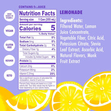 Load image into Gallery viewer, SWOON Sugar Free Lemonade, Classic Lemonade, 12oz (Pack of 12)