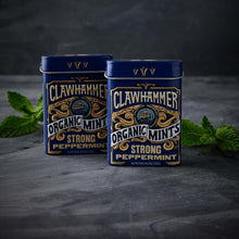 Load image into Gallery viewer, Clawhammer Organic Mints, Strong Peppermint, 1.07oz (Pack of 12)