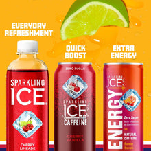 Load image into Gallery viewer, Sparkling Ice Flavored Sparkling Water, Cherry Limeade, 17 oz (Pack of 12)