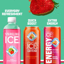 Load image into Gallery viewer, Sparkling Ice Flavored Sparkling Water, Kiwi Strawberry, 17 oz (Pack of 12)
