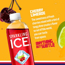 Load image into Gallery viewer, Sparkling Ice Flavored Sparkling Water, Cherry Limeade, 17 oz (Pack of 12)