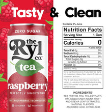 Load image into Gallery viewer, RYL Iced Tea, Raspberry, 16oz (Pack of 12)
