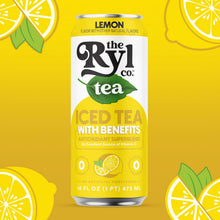 Load image into Gallery viewer, RYL Iced Tea, Lemon, 16oz (Pack of 12)