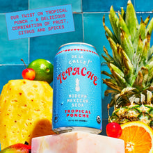 Load image into Gallery viewer, De La Calle Tepache Modern Mexican Soda, Tropical Ponche, 12oz (Pack of 12)