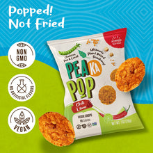 Load image into Gallery viewer, PeaKaPop Veggie Popped Chips, Chili Lime, 1oz (Pack of 20)